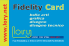lory belle arti fidelity card